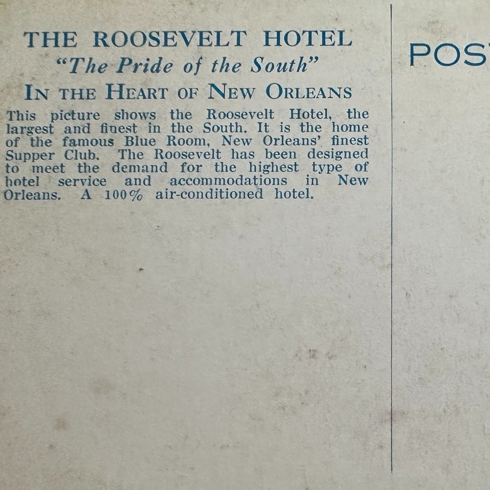 Vintage Louisiana Postcards (Lot of 5): Hotels, Charity Hospital, Lafayette Sq. - Picture 5 of 11